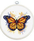 Luca-S Monarch Butterfly Cross Stitch Kit