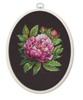 Luca-S Peony Cross Stitch Kit 12x13cm