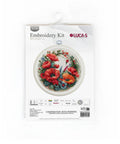 Luca-S Poppy Counted Cross Stitch Kit with Hoop 17x17cm