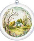 Luca-S Spring Cross Stitch Kit with Hoop