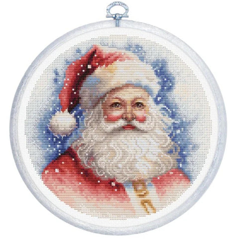 Luca-S Christmas Santa Cross Stitch Kit