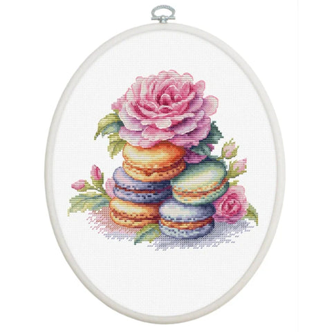 Luca-S French Macaron Cross Stitch Kit