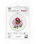Luca-S Field Flower Cross Stitch Kit with Hoop