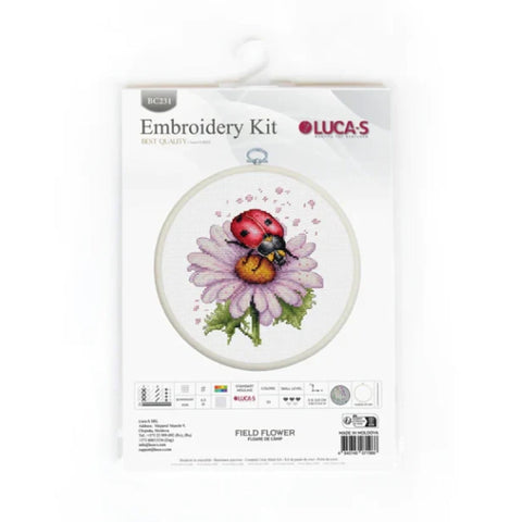 Luca-S Field Flower Cross Stitch Kit