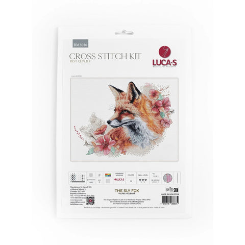 Luca-S Fox Cross Stitch Kit