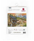 Luca-S Log Cabin Shop Cross Stitch Kit 30.5x22cm