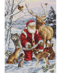 Luca-S Counted Cross Stitch Kit Forest Friends 30x43cm
