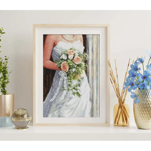 Luca-S Bride Counted Cross Stitch Kit 19x28cm