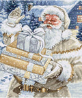 Luca-S Santa Claus Cross Stitch Kit 29x29cm
