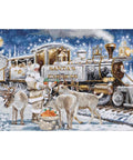 Luca-S Santa's Express Cross Stitch Kit
