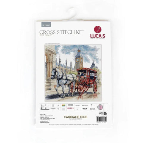Luca-S Classic Carriage Ride Cross Stitch Kit
