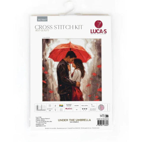 Luca-S Under the Umbrella Cross Stitch Kit