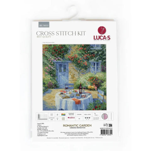 Luca-S Romantic Garden Cross Stitch Kit