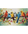 Luca-S Bird Song Cross Stitch Kit 43x22cm