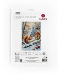 Luca-S Joy of the Squirrels Cross Stitch Kit 21x32cm