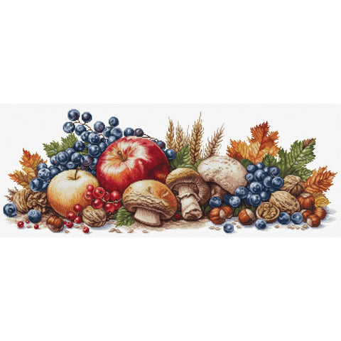 Luca-S Autumn Harvest Cross Stitch Kit