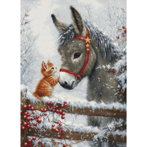 Luca-S Warm Hug Cross Stitch Kit