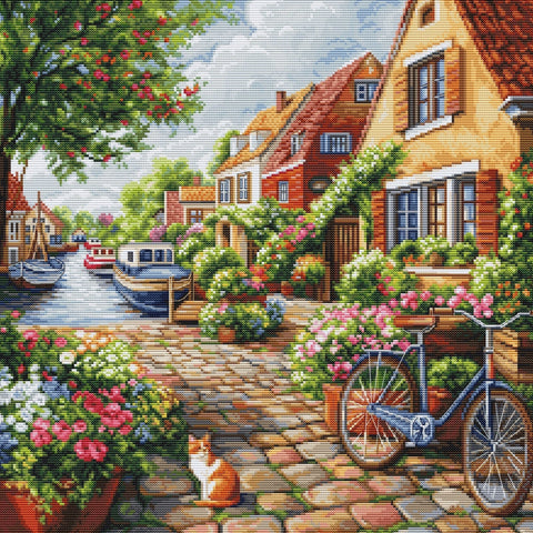 Luca-S Summer Splendor Cross Stitch Kit 35x35cm
