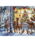 Luca-S Nosy Neighbours Cross Stitch Kit 44.5x32 cm