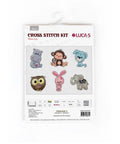 Luca-S Friends 4 Mini Cross Stitch Kit 8x9 cm