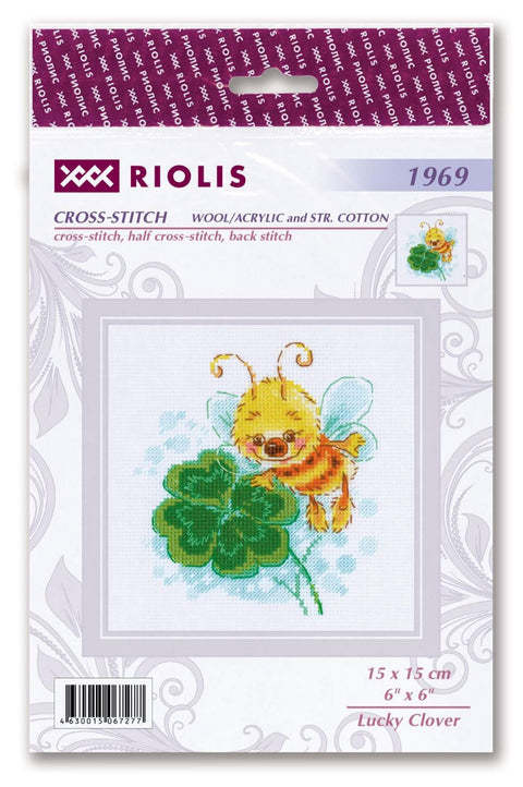 Lucky Clover cross stitch kit by RIOLIS Ref. no.: 1969