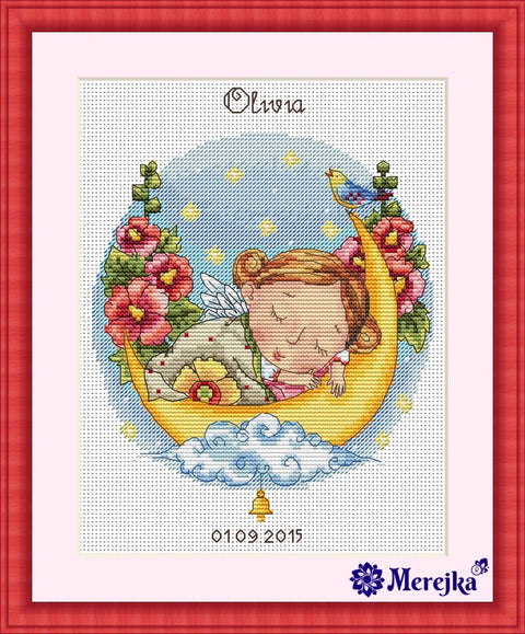 Lullaby for Daughter SK23 cross stitch kit by Merejka