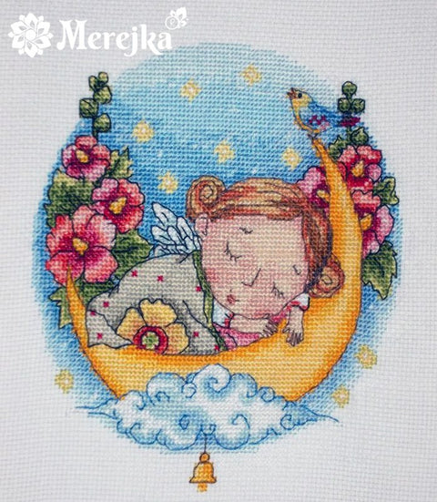 Lullaby for Daughter SK23 cross stitch kit by Merejka