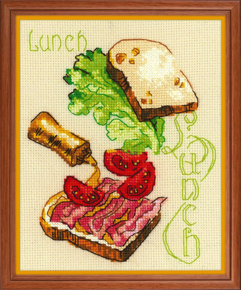 Lunch cross stitch kit by RIOLIS Ref. no.: 1685