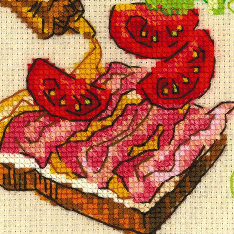 Lunch cross stitch kit by RIOLIS Ref. no.: 1685