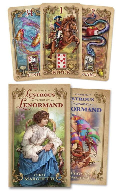 Lustrous Lenormand Oracle Cards Llewellyn