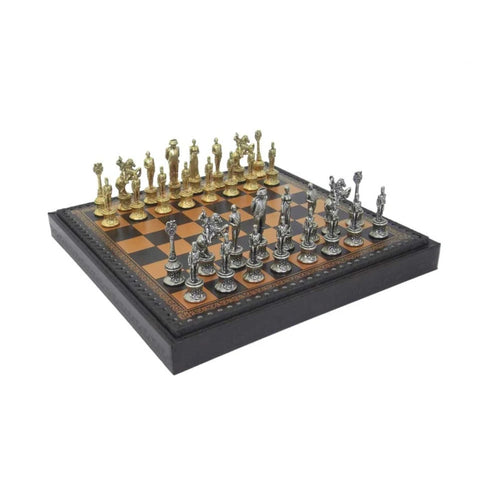 Luxurious Classic Chess Set with Leatherlike Chess Board/Box