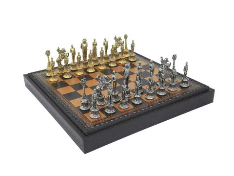 Luxurious Classic Chess Set with Leatherlike Chess Board/Box