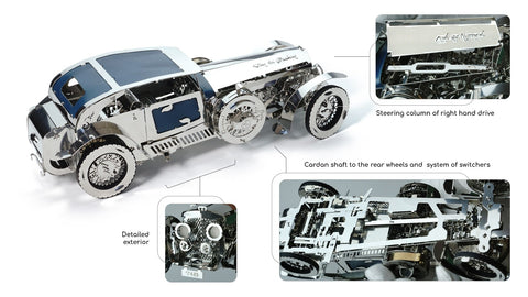 Luxury Roadster Model Building Kit Time For Machine