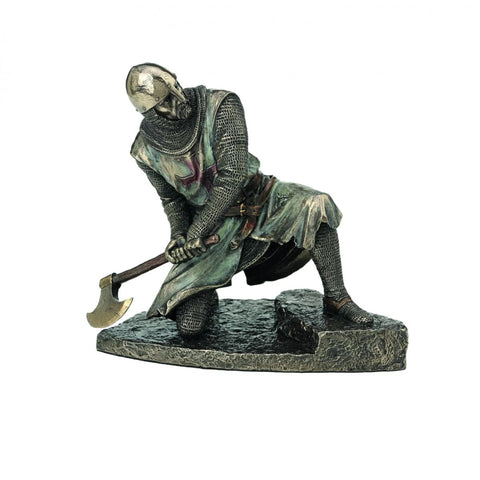 Medieval Crusader Knight Statue