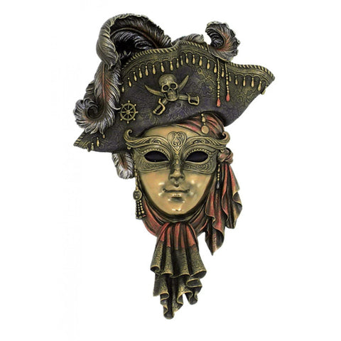 Venetian Pirate Mask Wall Decor
