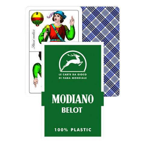 Modiano Magiare Belot Playing Cards (Green)