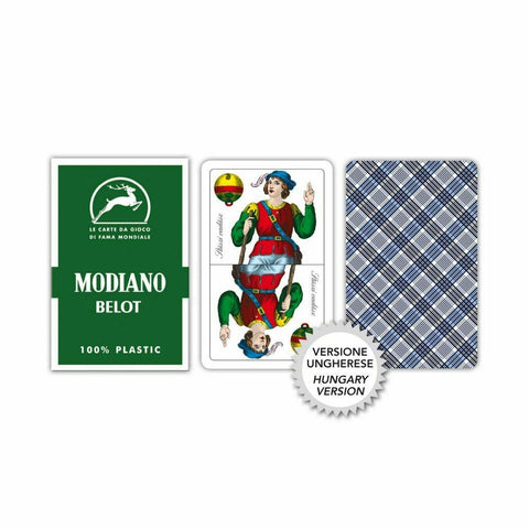 Modiano Magiare Belot Playing Cards (Green)