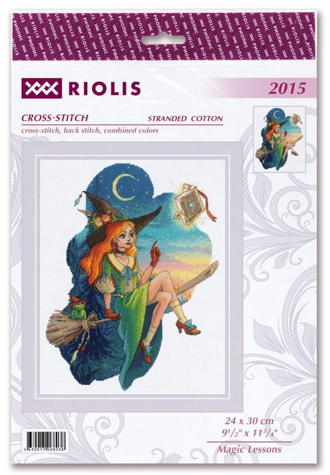 Magic Lessons. Cross Stitch kit by RIOLIS Ref. no.: 2015