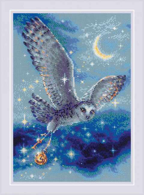 Magic Owl cross stitch kit by RIOLIS Ref. no.: 1872