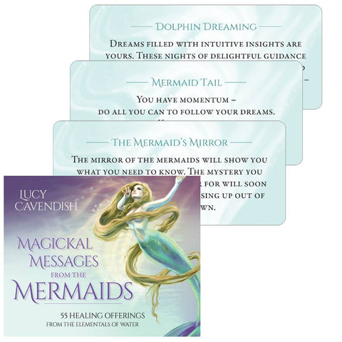 Magickal Messages From The Mermaid Inspiration Cards Blue Angel