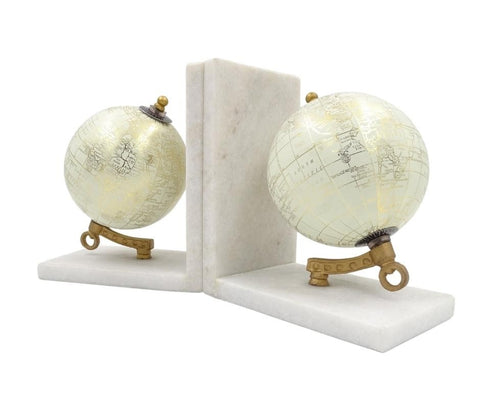 Marble Globe Bookend - GLB-85