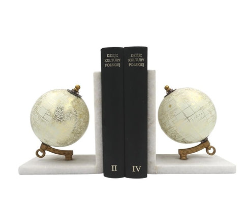 Marble Globe Bookend - GLB-85