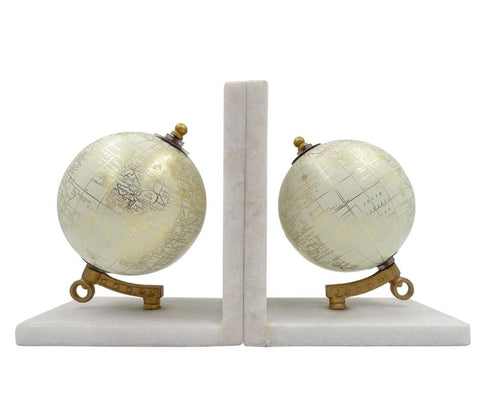 Marble Globe Bookend - GLB-85