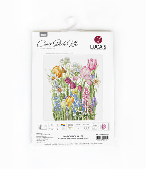 March Bouquet SB2388 - Cross Stitch Kit