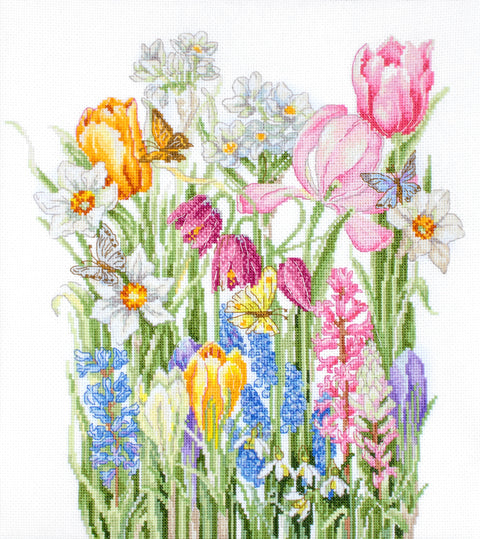 March Bouquet SB2388 - Cross Stitch Kit