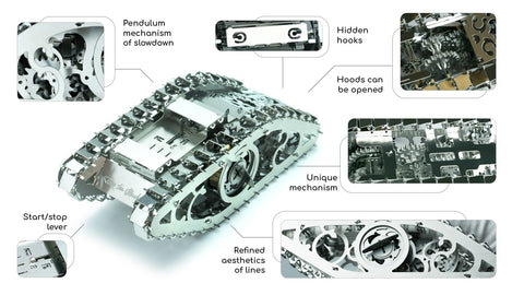 Marvel Tank 2 Model Building Kit Time For Machine