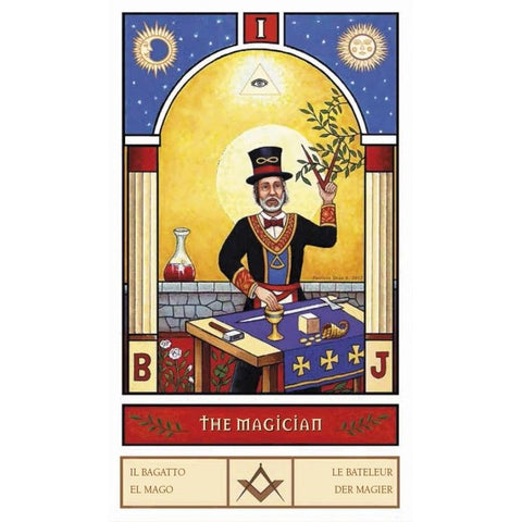 Masonic Tarot Cards Lo Scarabeo