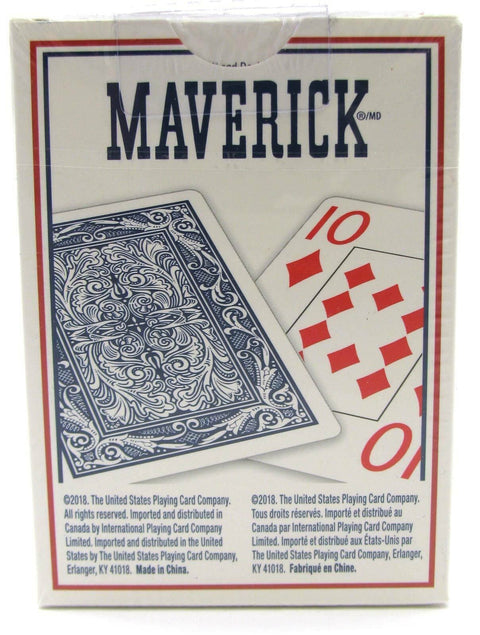 Maverick Jumbo Index playing cards (Blue)