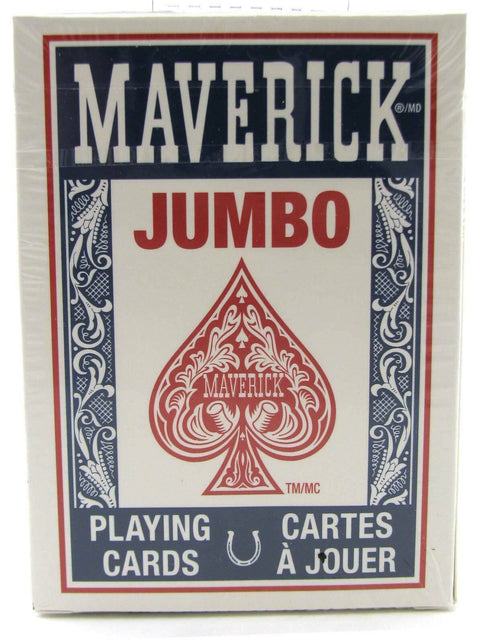 Maverick Jumbo Index playing cards (Blue)