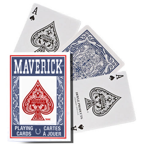 Maverick Standard Index playing cards (Blue) Bicycle